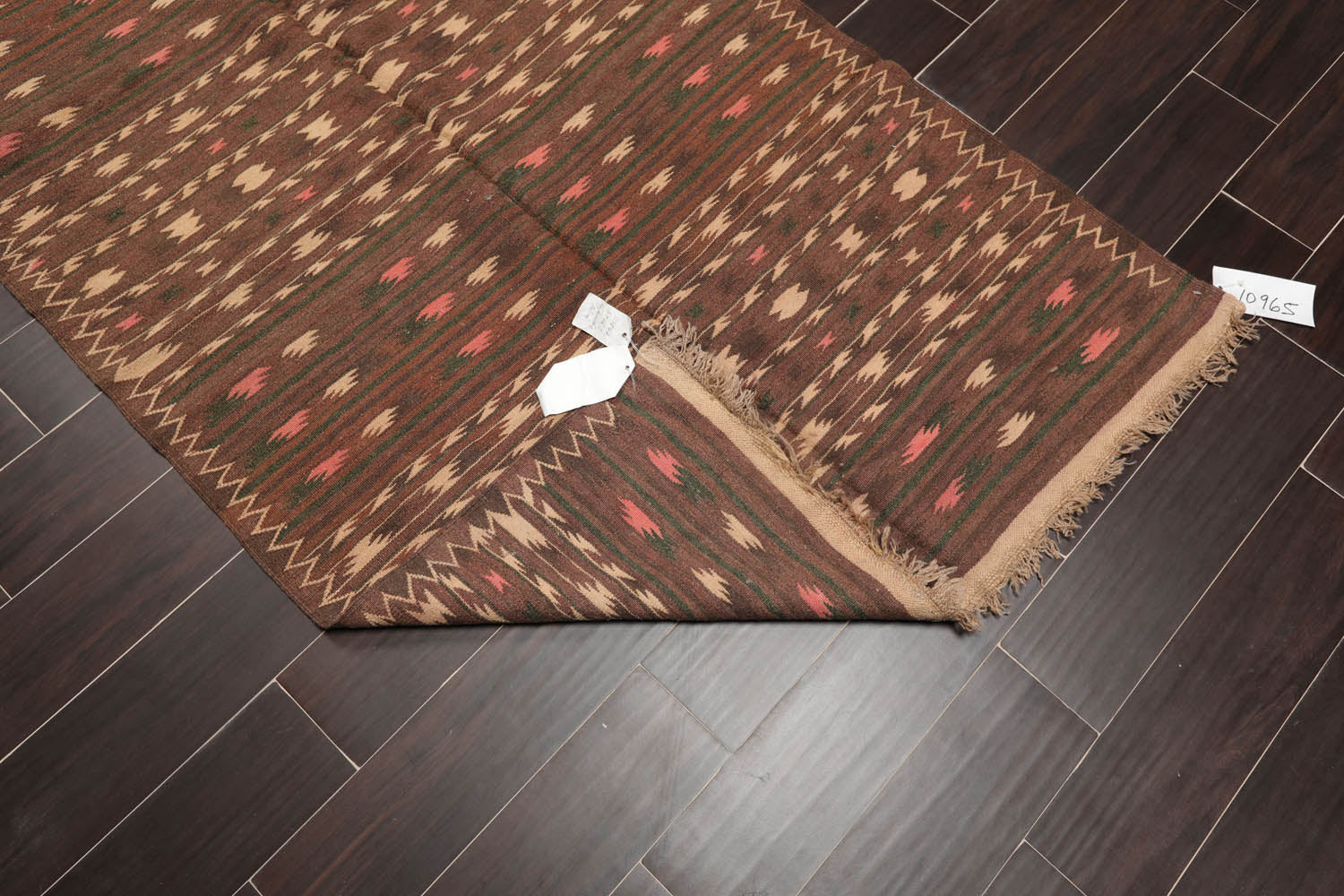 4x6 Brown, Beige, Green Color Hand Knotted All-Over 100% Wool Traditional Oriental Rug