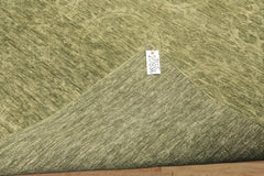 5x8 Tone on Tone Sage, , Color Hand Knotted Tibetan Wool Transitional Oriental Rug