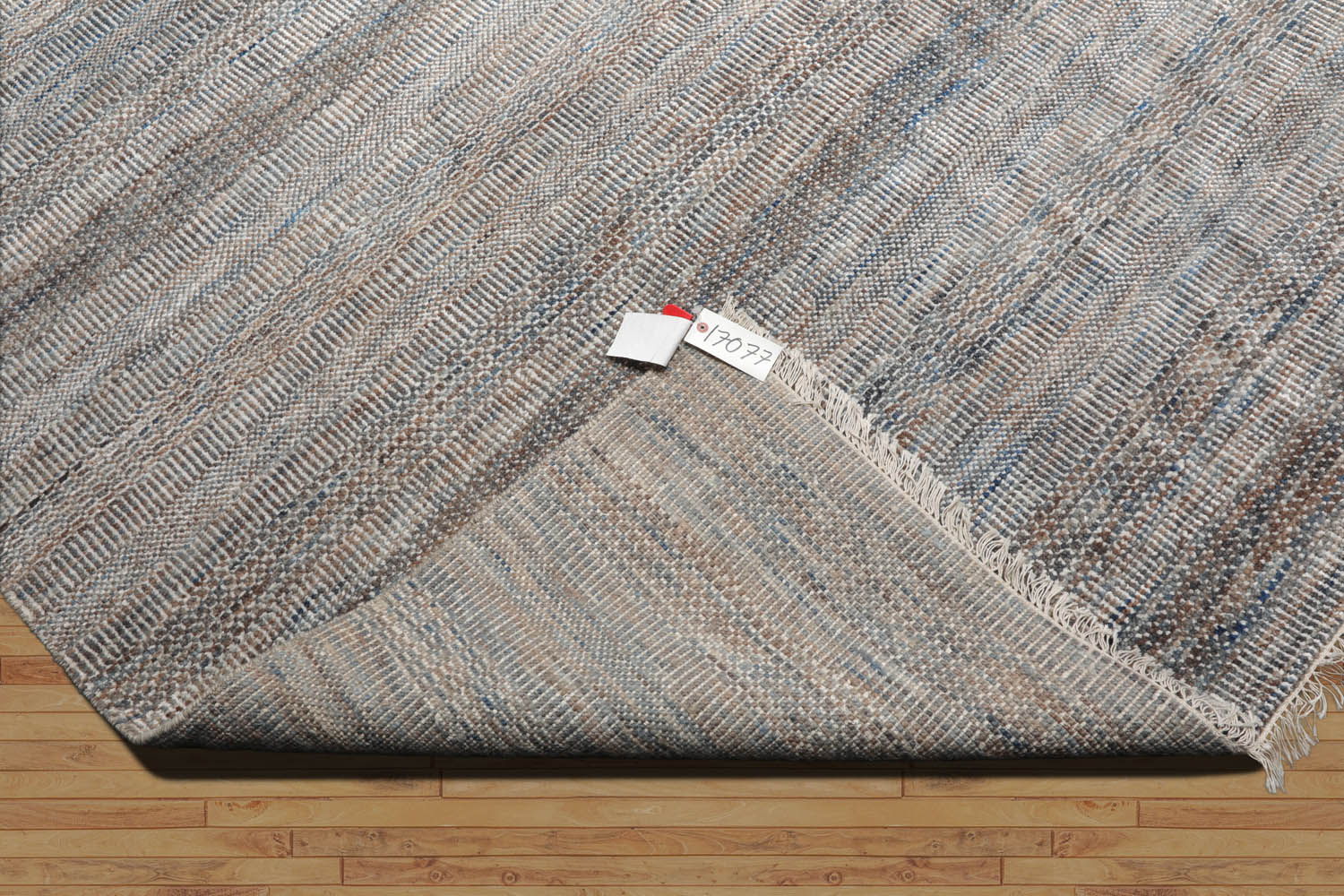 8x10 Tan, Gray, Brown Color Hand Knotted Grass 100% Wool Modern Oriental Rug