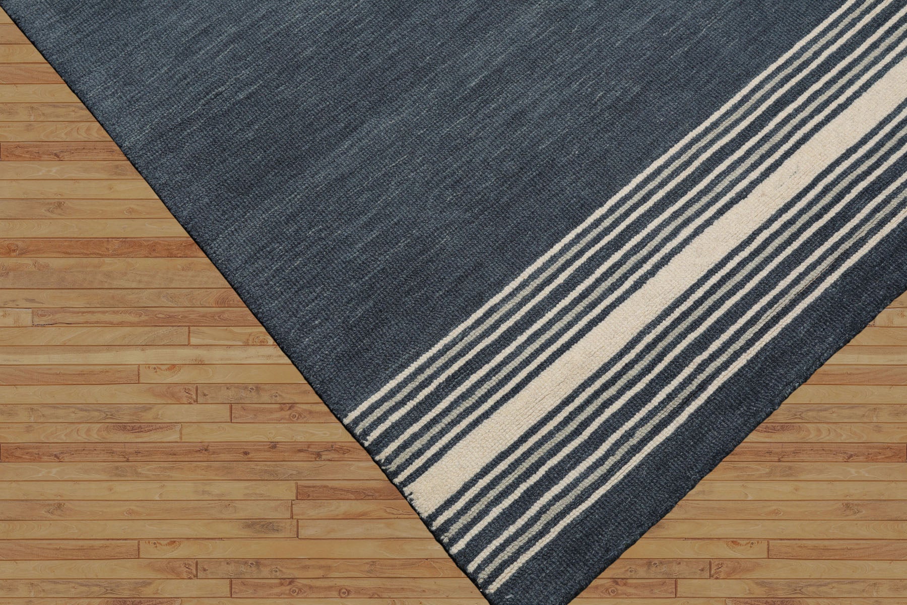 Multi Size Gray Ivory Color Hand Tufted Geometric Wool Modern Oriental Rug