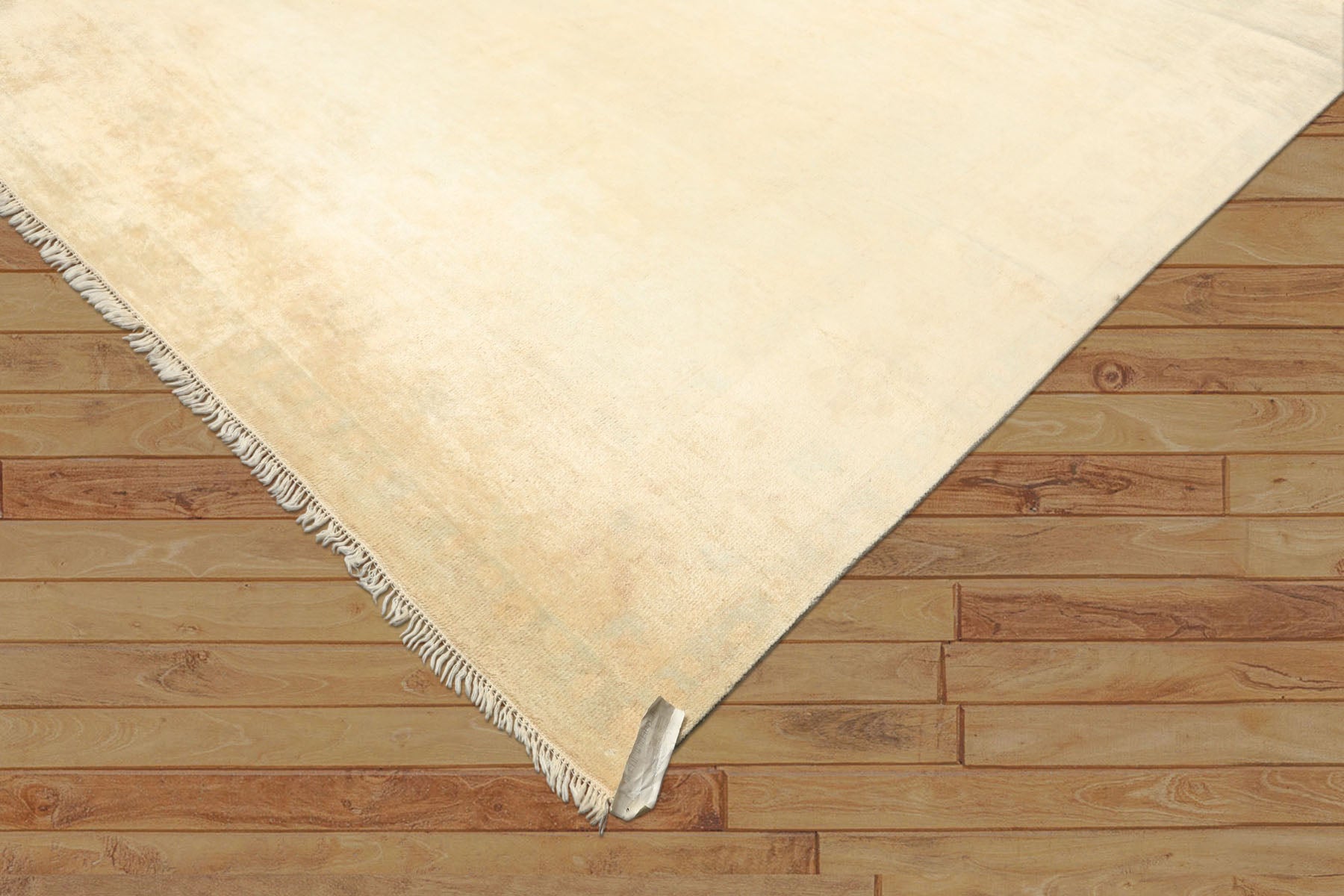 8x10 Gray, Beige, Tan Color Hand Knotted Oushak New Zealand Wool Transitional Oriental Rug