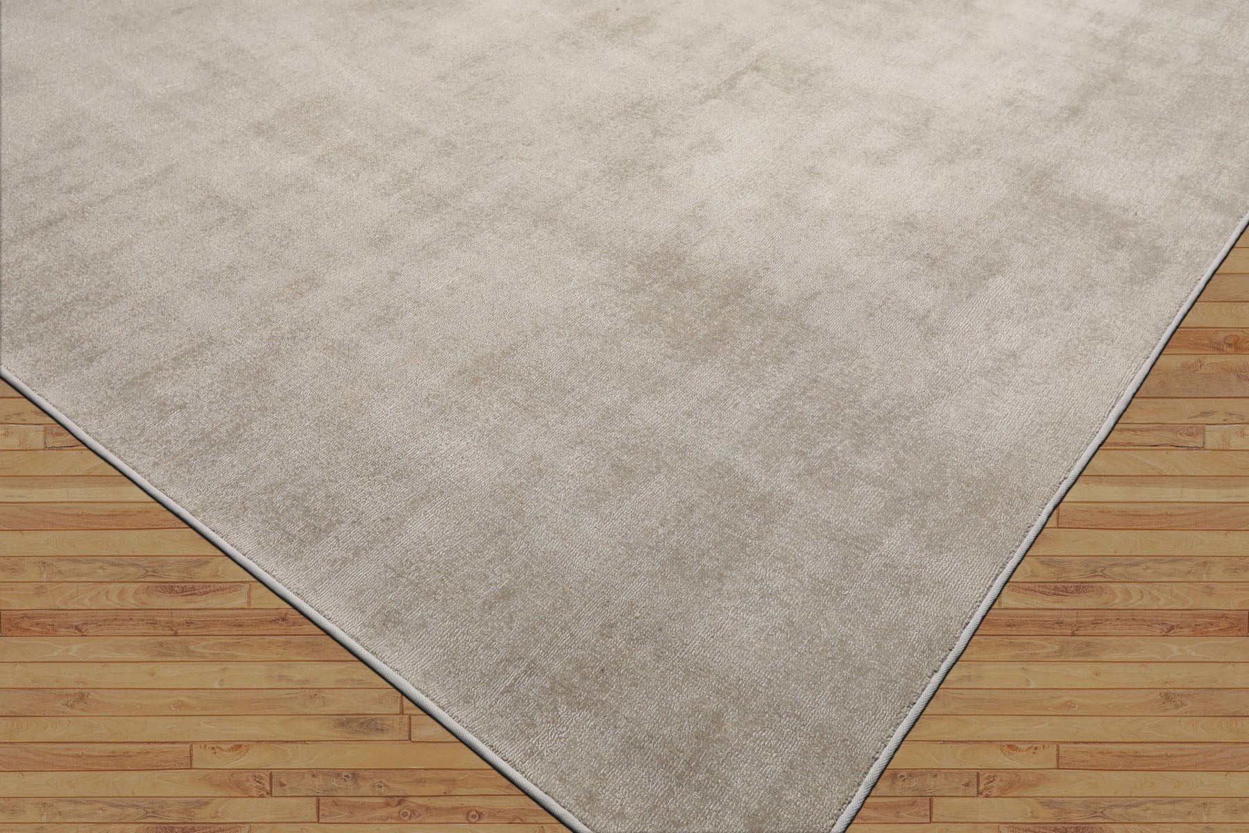Multi Size Gray Beige Color Hand Tufted Textured New Zealand Wool Contemporary Oriental Rug