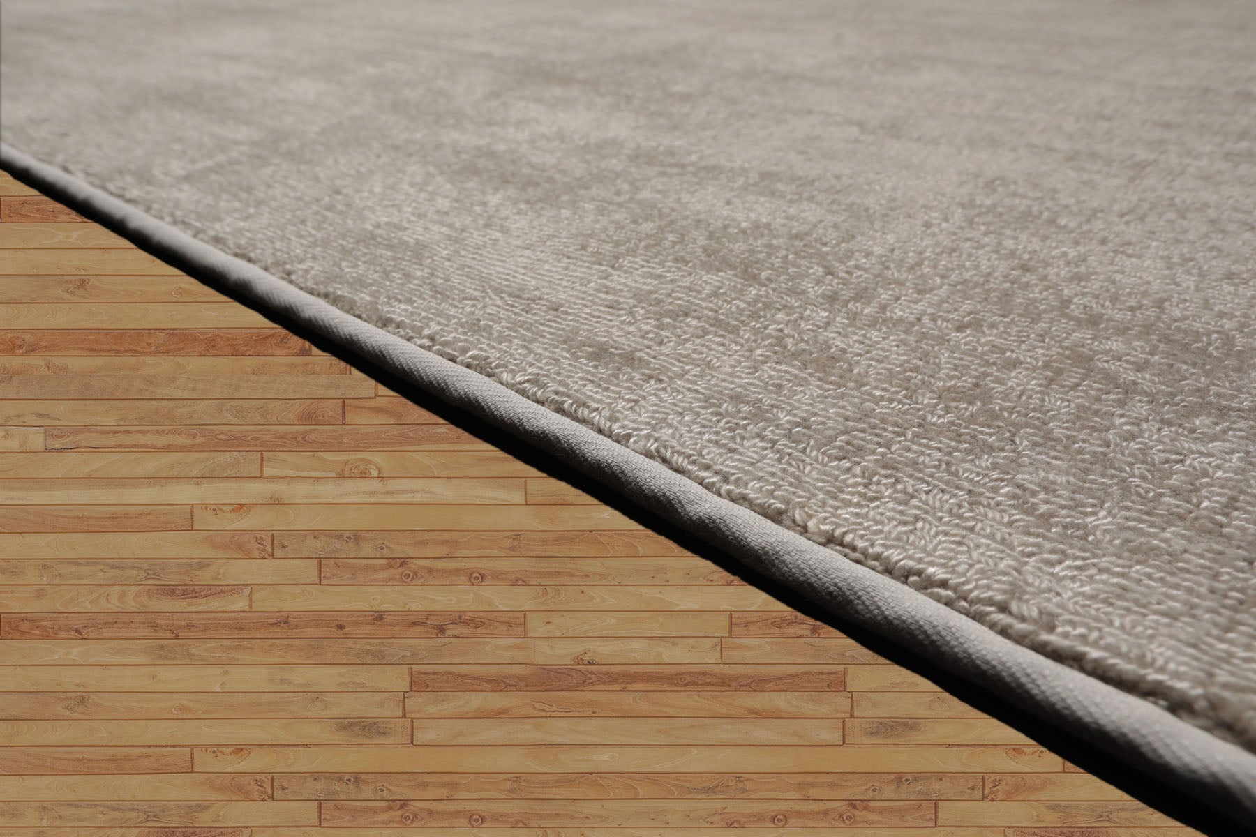 Multi Size Gray Beige Color Hand Tufted Textured New Zealand Wool Contemporary Oriental Rug