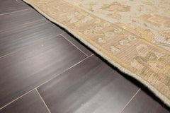 3x5 Blue, Tan, Gold Color Hand Knotted All-Over 100% Wool Traditional Oriental Rug