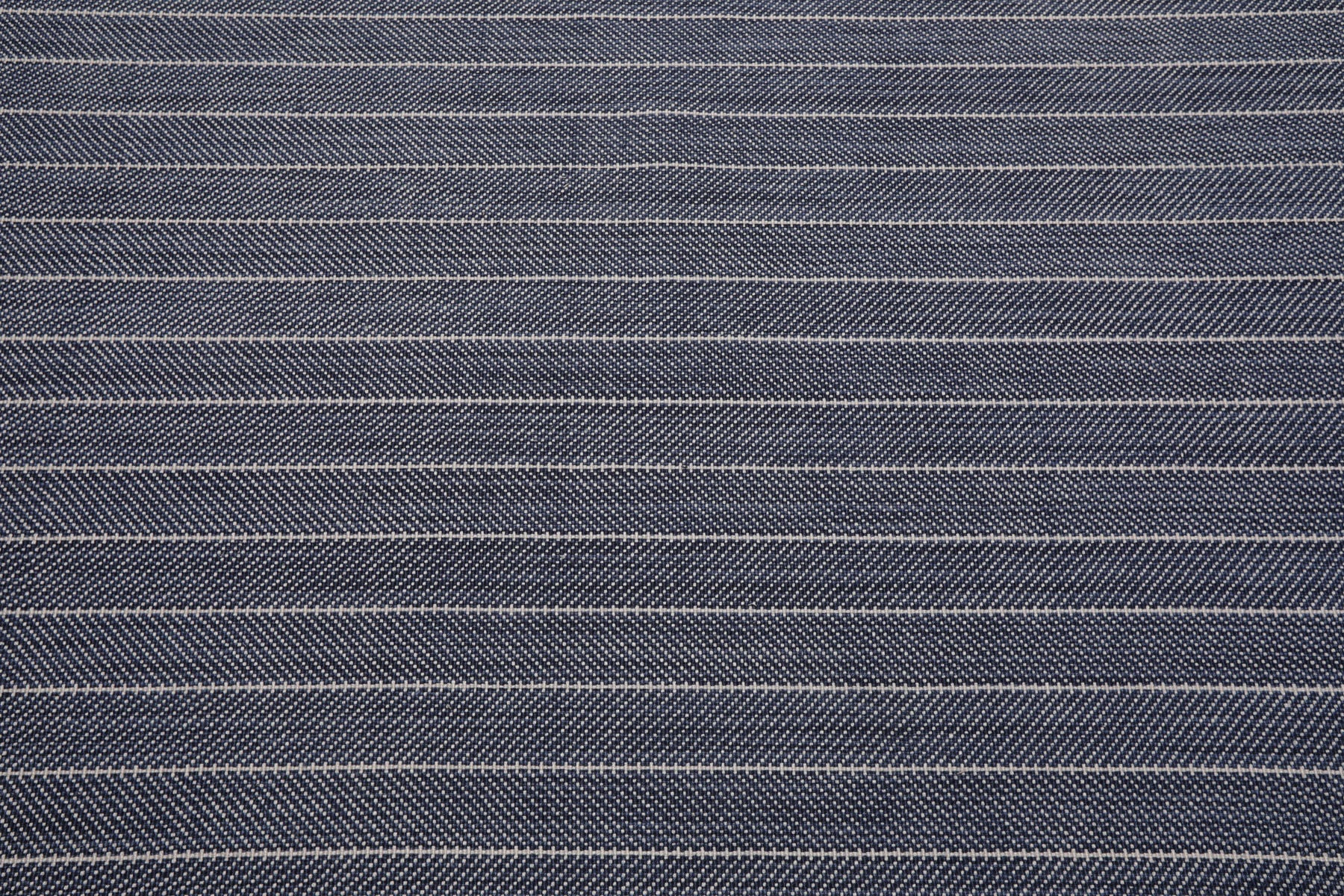 Chandra Hand-Woven Navy New Zealand Wool Herringbone Flatweave Rug in Multi Sizes by LoomBloom