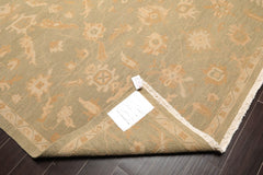 8x10 Sage, Beige, Caramel Color Hand Knotted All-Over 100% Wool Traditional-Persian/Oriental Oriental Rug