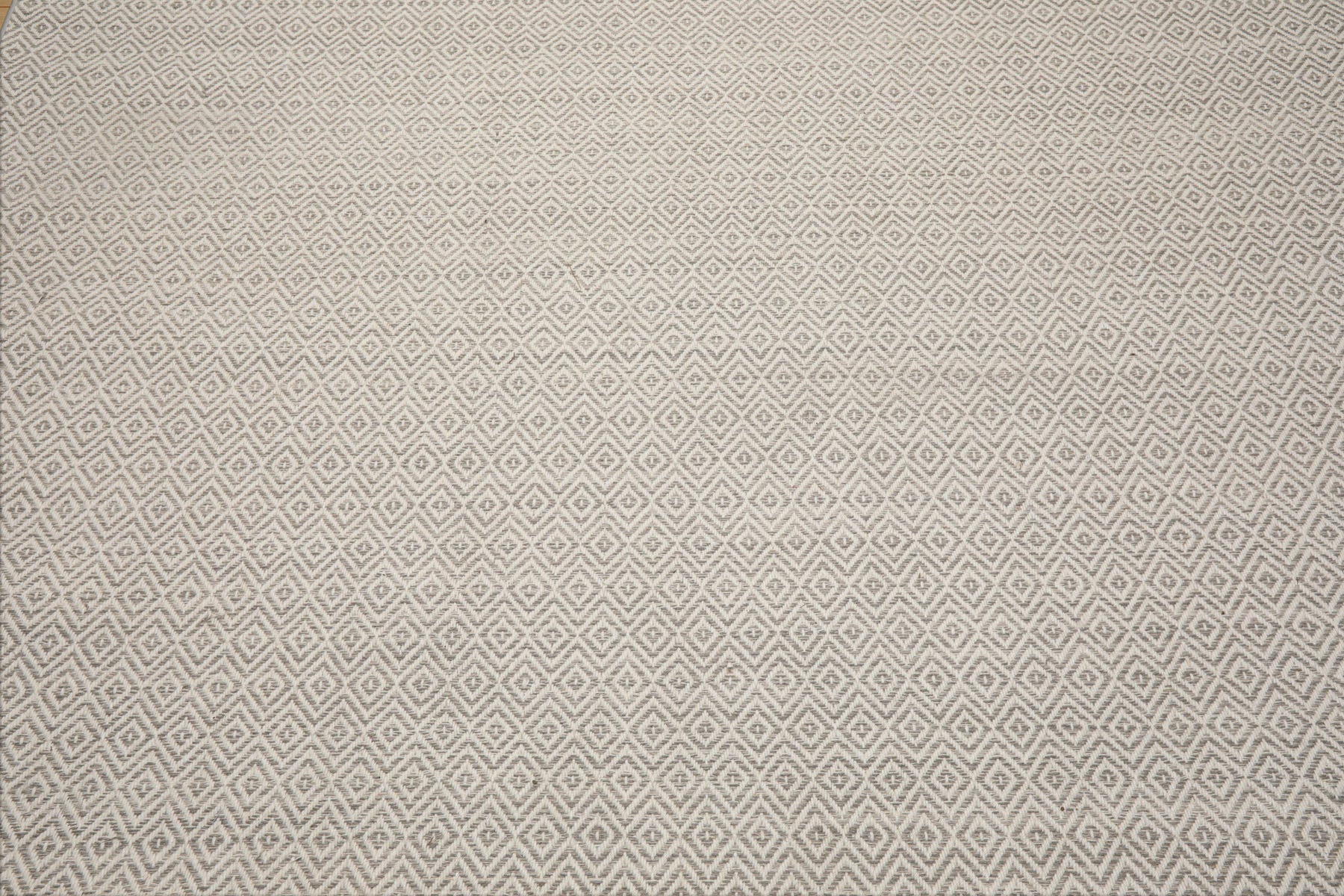 Dianni Hand-Woven Ivory New Zealand Wool Geometric Flatweave Rug in Multi Sizes by LoomBloom