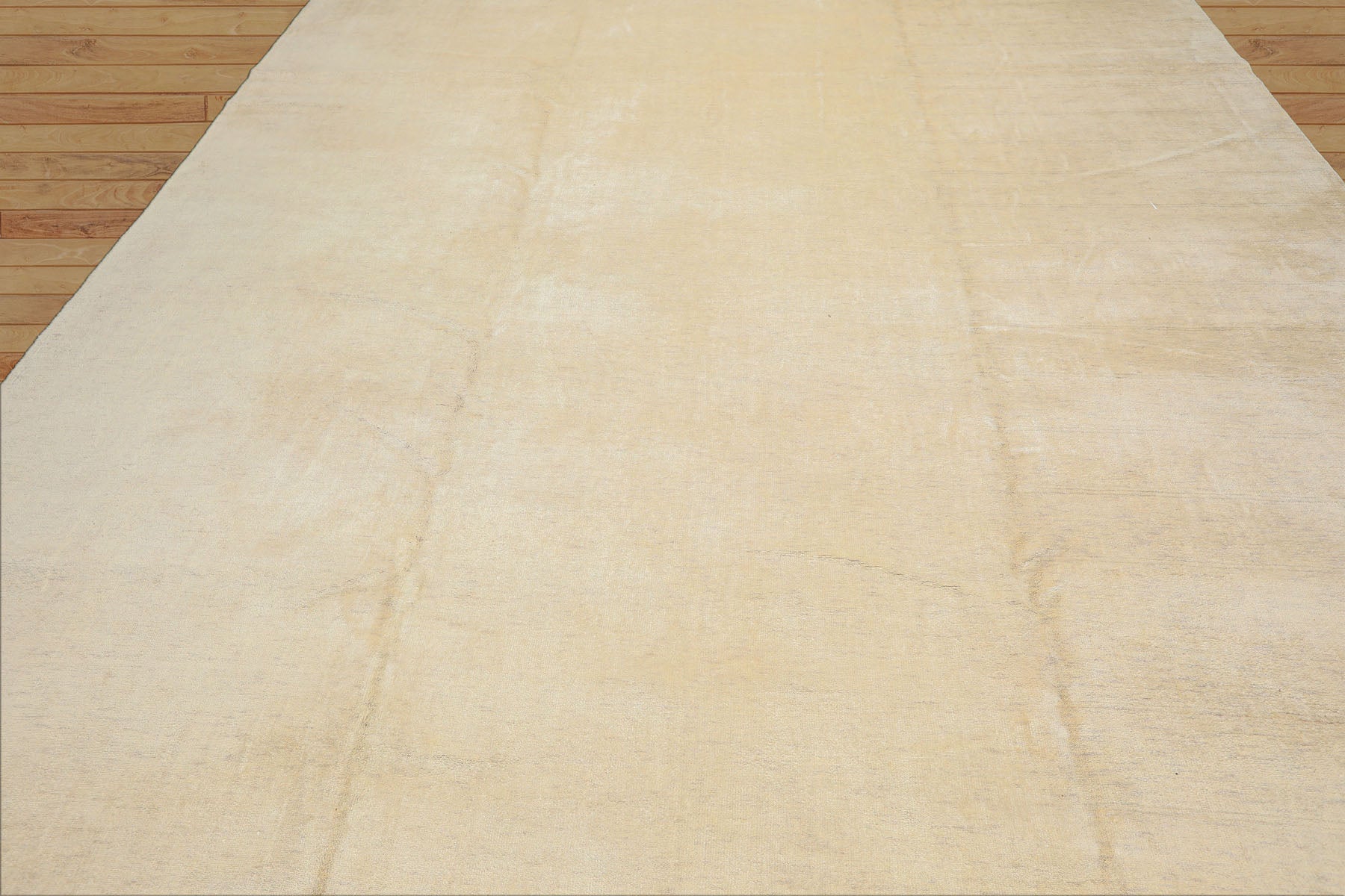 10x14 Ivory with slight gray texture, , Color Hand Knotted Tibetan 100% Pure Silk Contemporary Oriental Rug