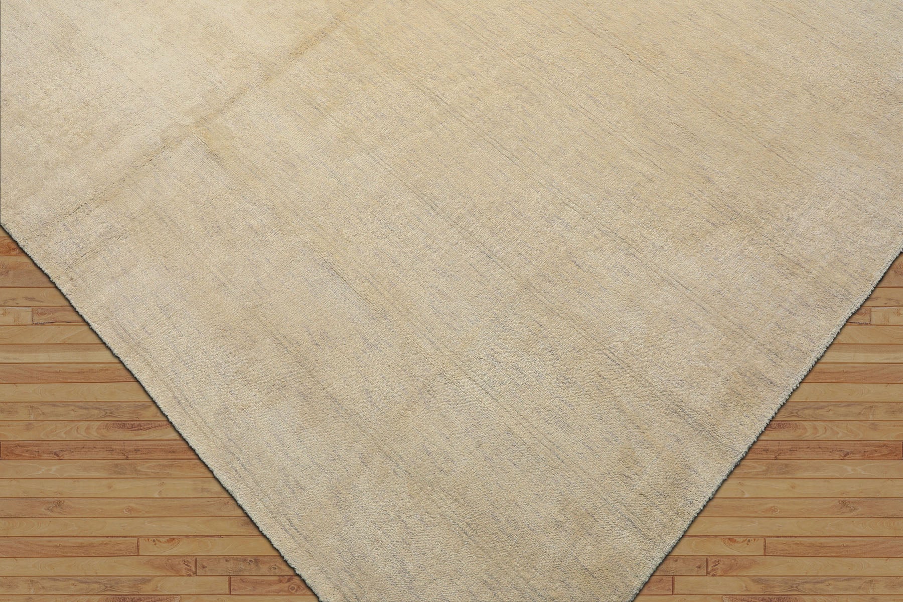 10x14 Ivory with slight gray texture, , Color Hand Knotted Tibetan 100% Pure Silk Contemporary Oriental Rug