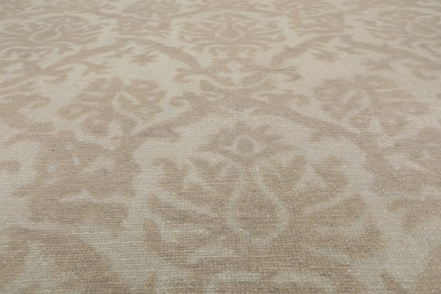 9x12 Gray, Taupe, Color Hand Knotted Afghan Oushak 100% Wool Traditional-Persian/Oriental Oriental Rug