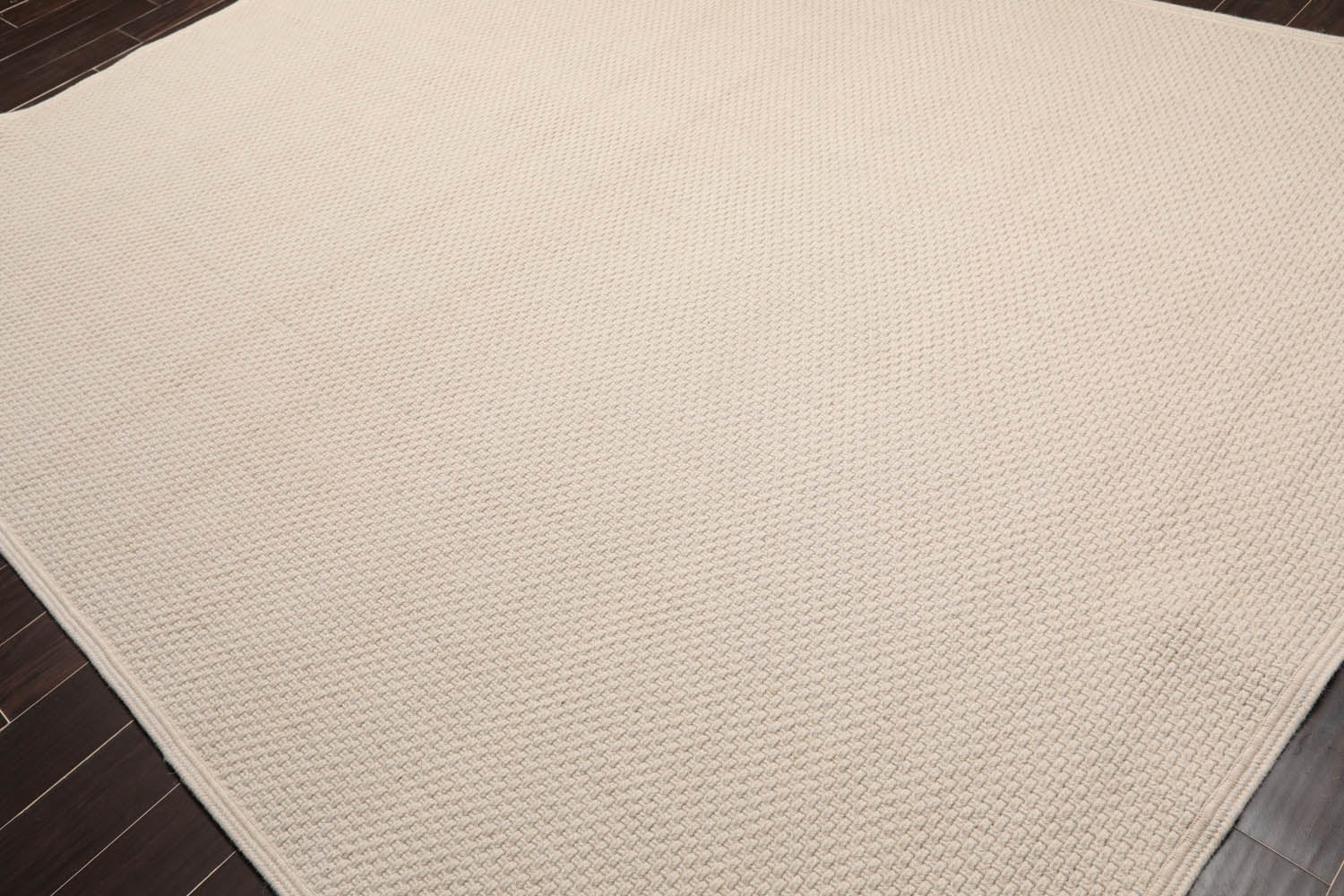 8x10 Oatmeal, , Color Hand Braided All-Over 100% Wool Braided Oriental Rug