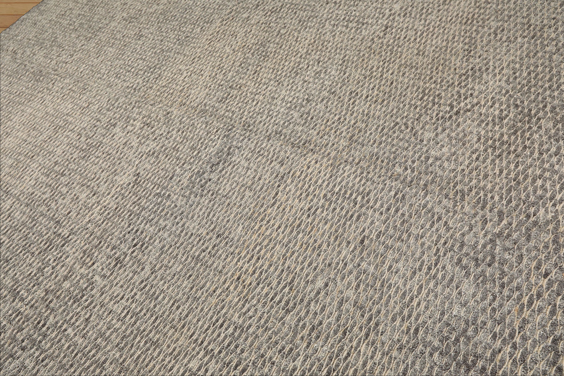 8x11 Gray, Beige, Color Hand Knotted Tibetan Wool & Jute Contemporary Oriental Rug