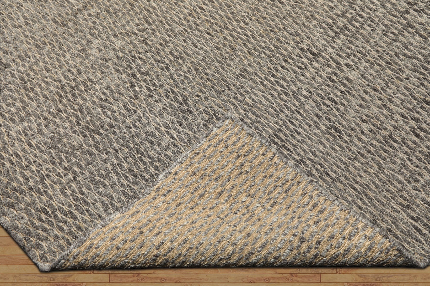 8x11 Gray, Beige, Color Hand Knotted Tibetan Wool & Jute Contemporary Oriental Rug