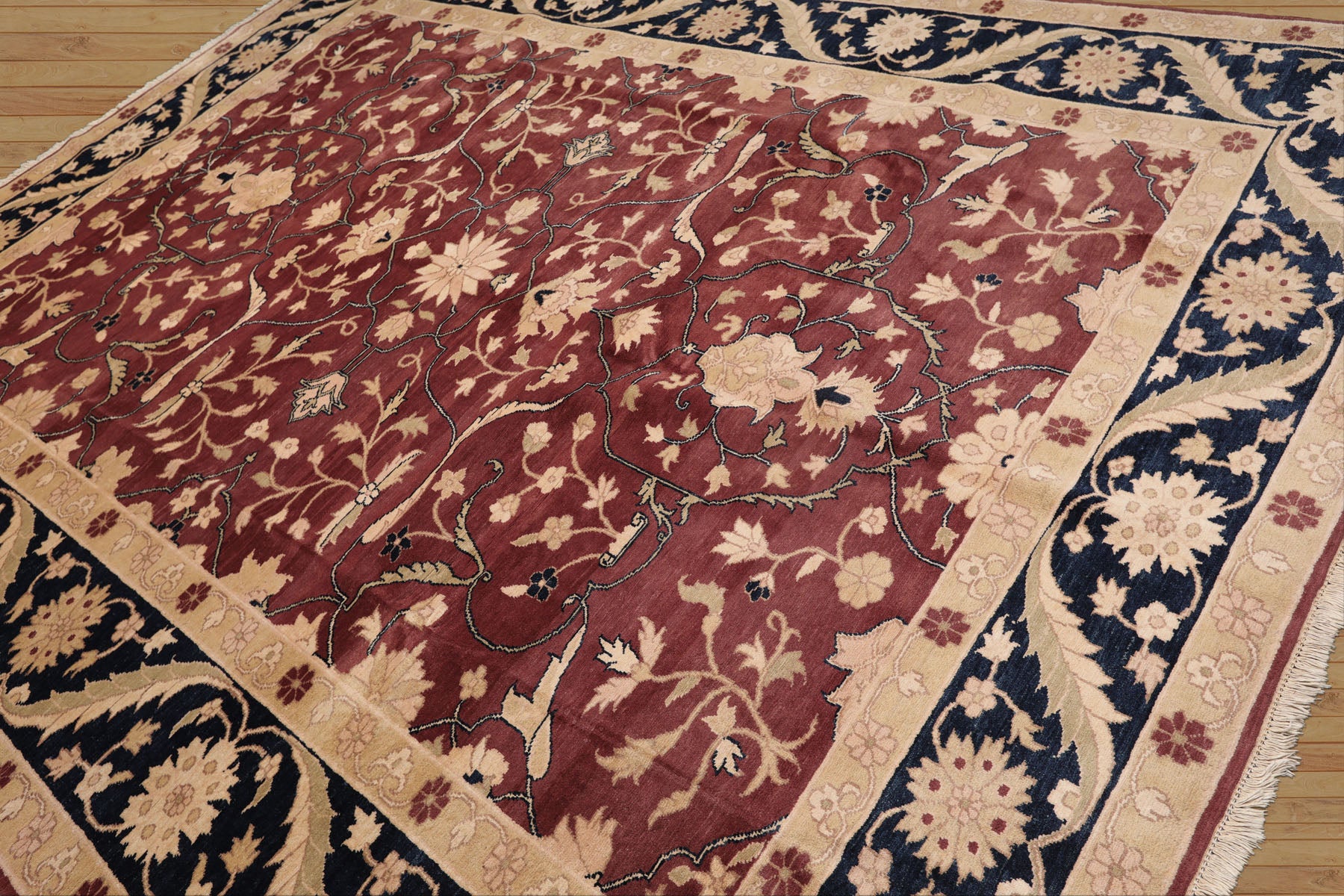 6' x 9' Hand Knotted Traditional Oriental Area Rug Reversible Red