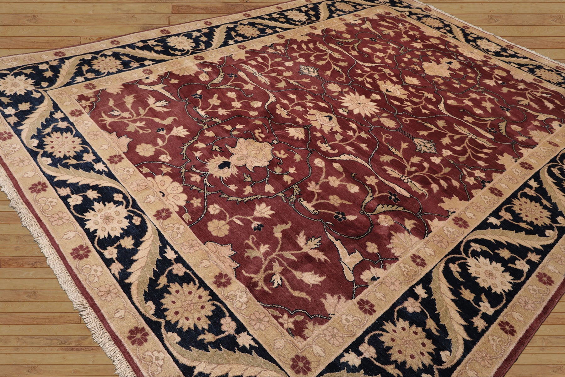 6' x 9' Hand Knotted Traditional Oriental Area Rug Reversible Red