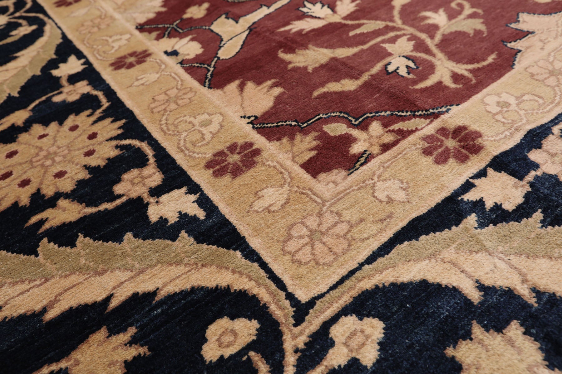 6' x 9' Hand Knotted Traditional Oriental Area Rug Reversible Red