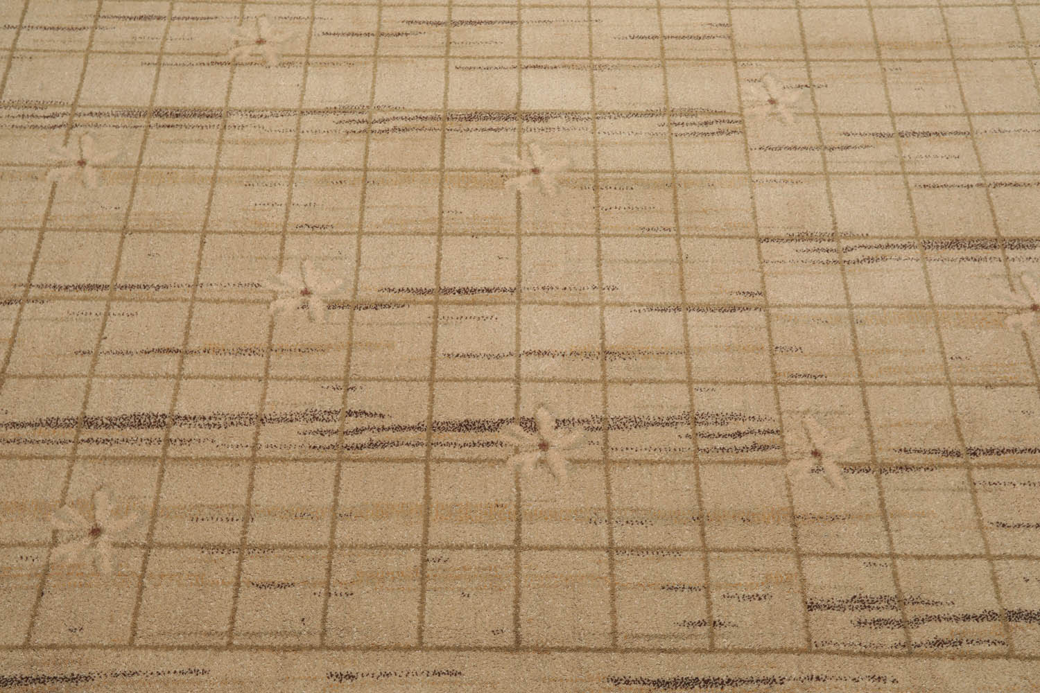 8x10 Multicolor, Sage, Beige Color Machine Made All-Over 100% Wool Modern Oriental Rug