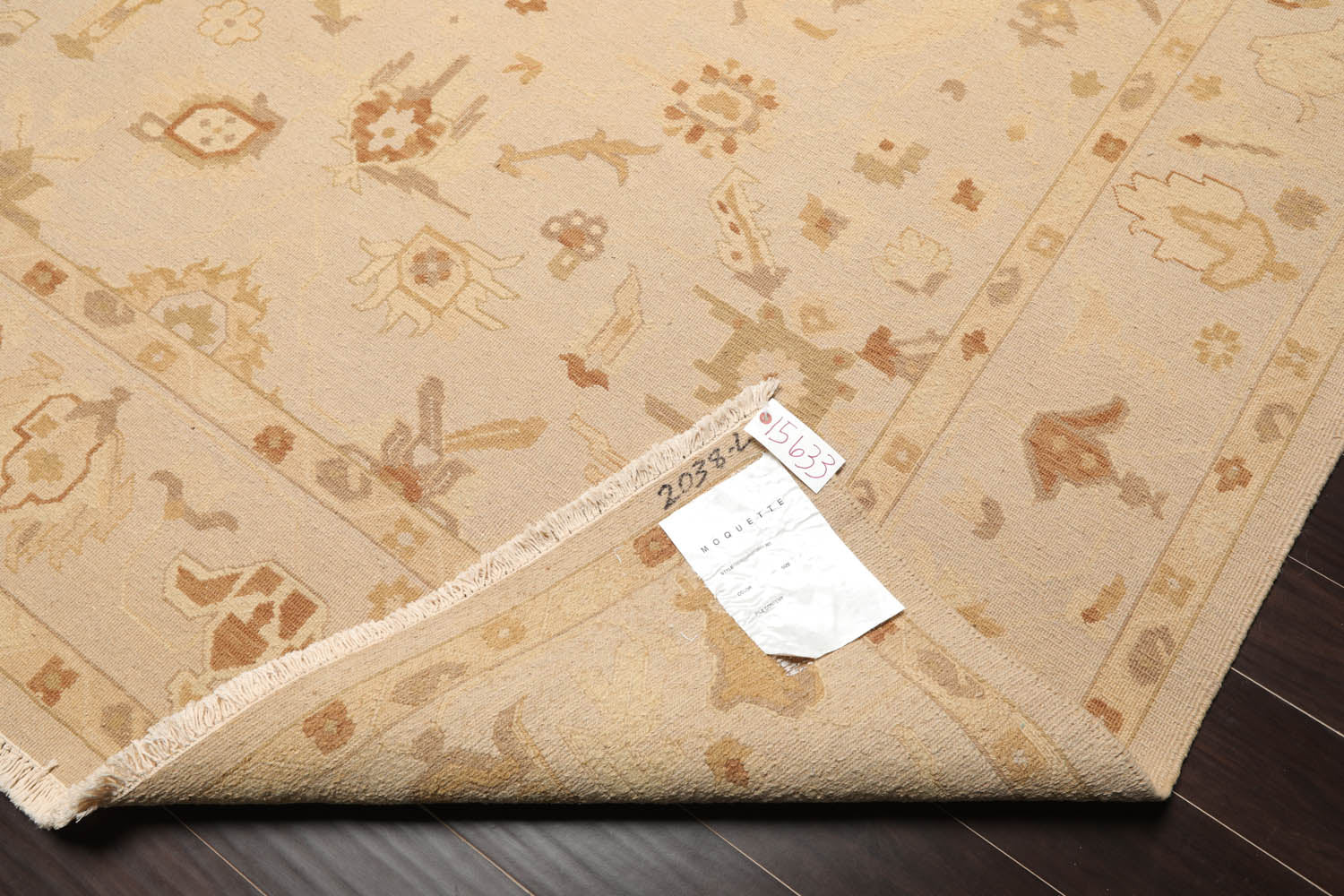 8x10 Moss, Beige, Brown Color Hand Knotted All-Over 100% Wool Traditional Oriental Rug