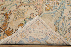 Feza Beige Hand Knotted Transitional Oushak Arts & Crafts LoomBloom Wool Area Rug in Various Sizes