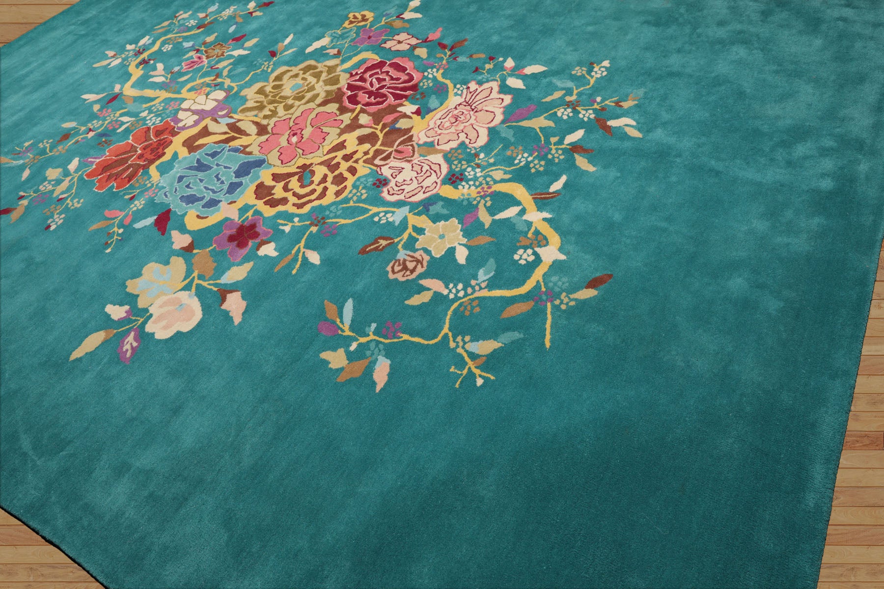 Multi Size Multi Color Chinese Art Deco New Zealand Wool Hand Tufted Oriental Area Rug