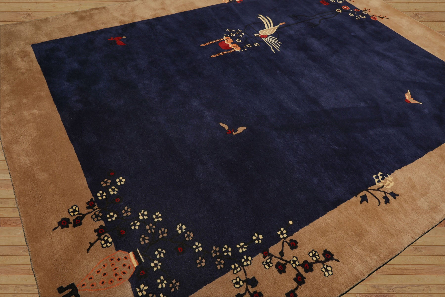 Multi Size Multi Color Chinese Art Deco New Zealand Wool Hand Tufted Oriental Area Rug