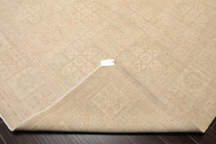 9x12 Beige, Gray, Taupe Color Hand Knotted Antique Reproduction 100% Wool Traditional Oriental Rug