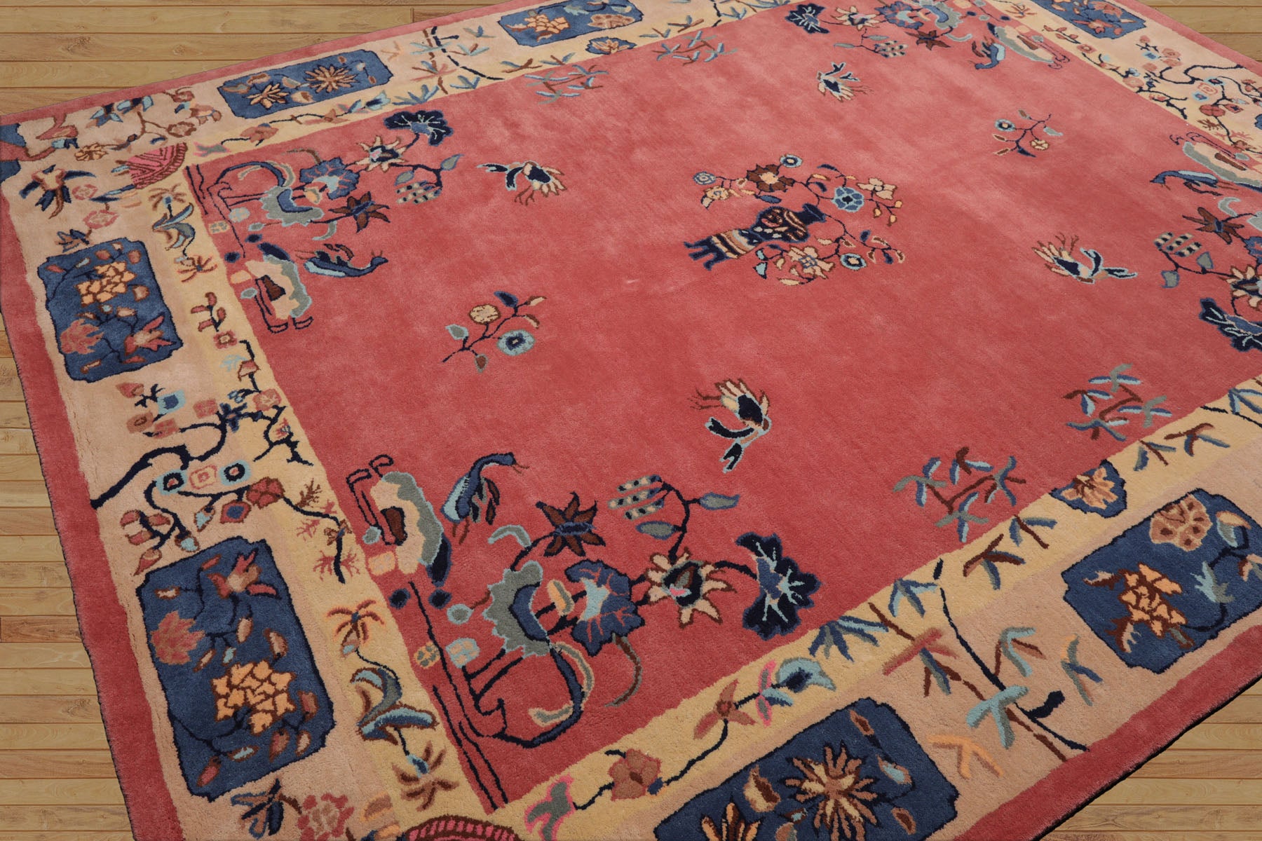 Multi Size Multi Color Chinese Art Deco New Zealand Wool Hand Tufted Oriental Area Rug