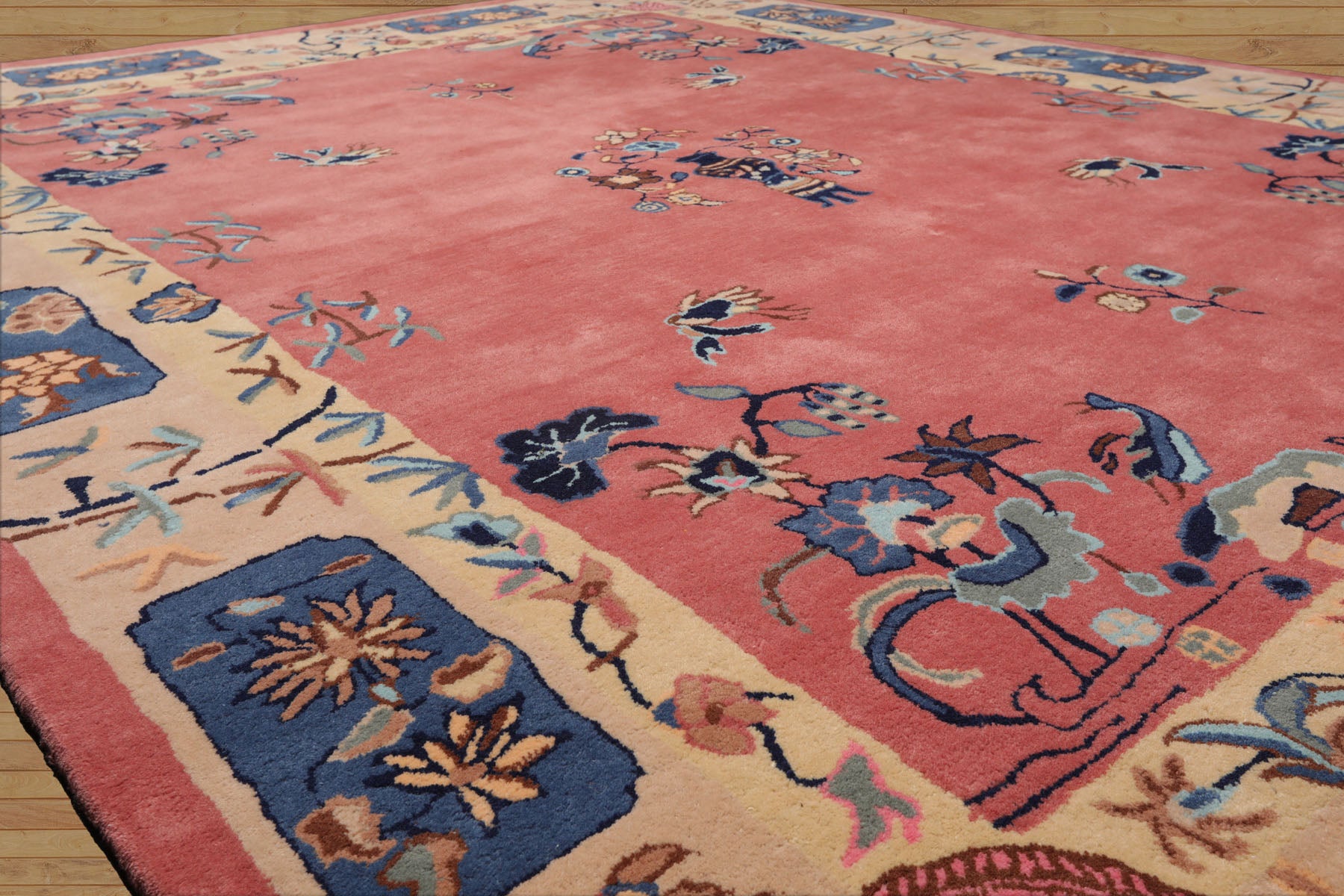Multi Size Multi Color Chinese Art Deco New Zealand Wool Hand Tufted Oriental Area Rug