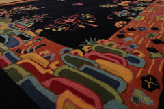 Multi Size Multi Color Chinese Art Deco New Zealand Wool Hand Tufted Oriental Area Rug
