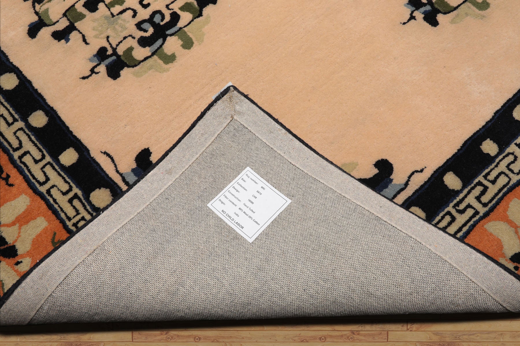 Multi Size Multi Color Chinese Art Deco New Zealand Wool Hand Tufted Oriental Area Rug