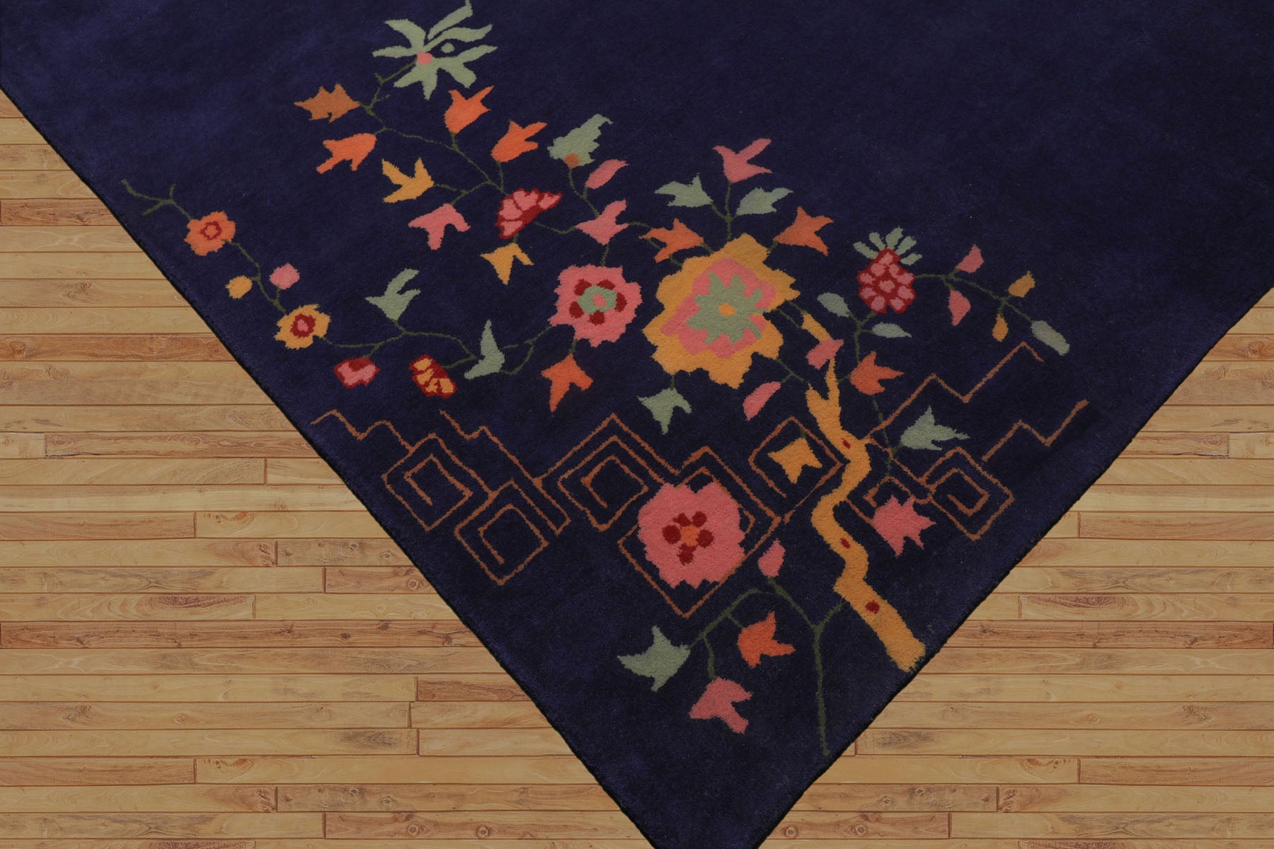 Multi Size Multi Color Chinese Art Deco New Zealand Wool Hand Tufted Oriental Area Rug