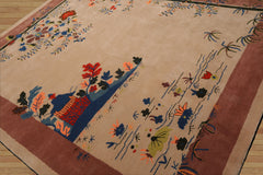 Multi Size Multi Color Chinese Art Deco New Zealand Wool Hand Tufted Oriental Area Rug