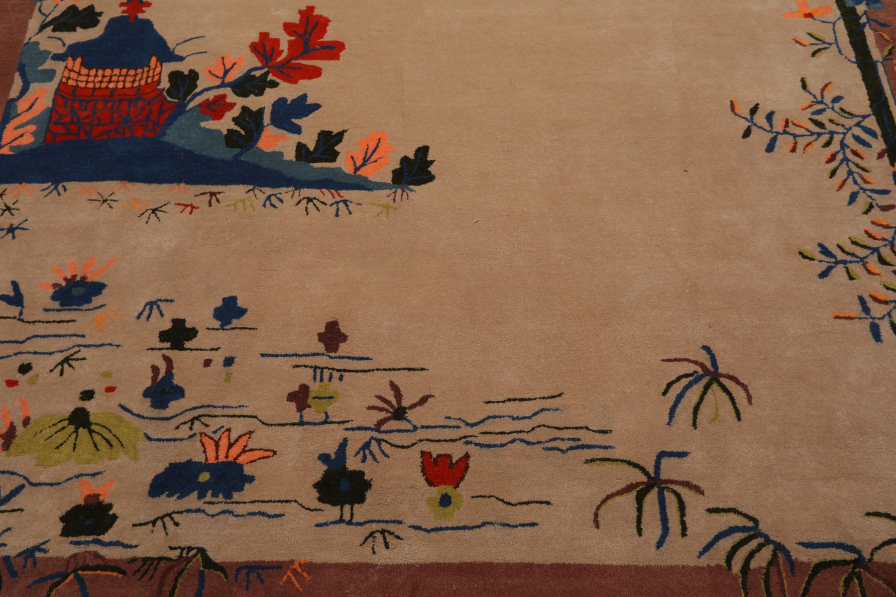 Multi Size Multi Color Chinese Art Deco New Zealand Wool Hand Tufted Oriental Area Rug