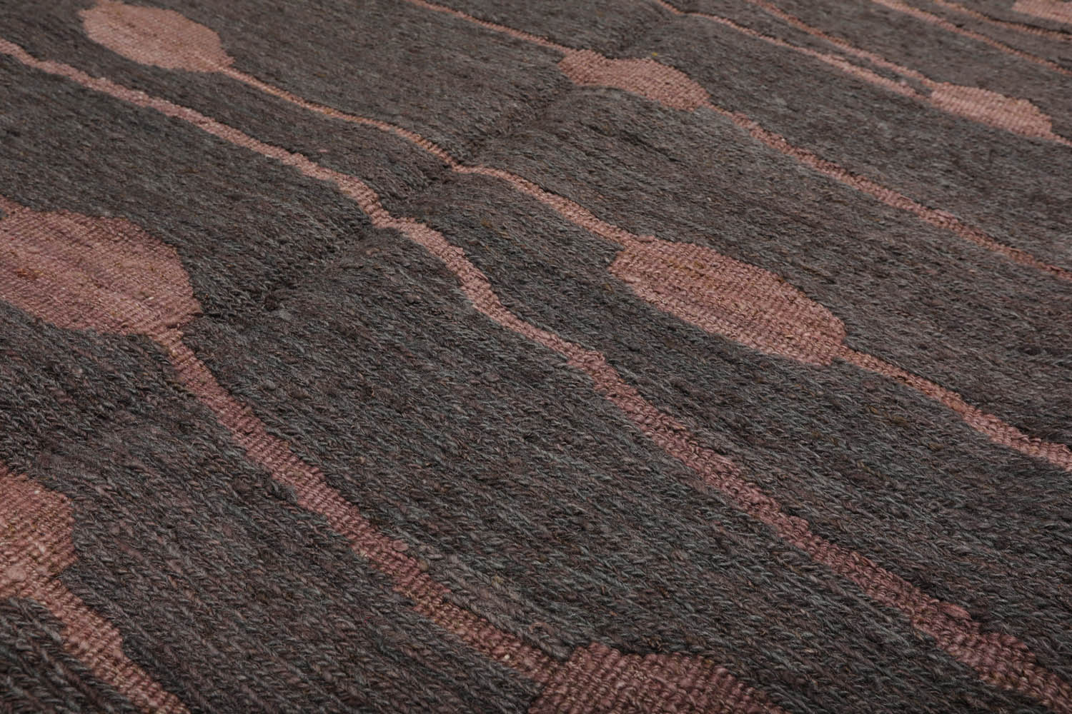 5x7 Tone on Tone Copper, , Color Hand Woven All-Over 100% Wool Modern Oriental Rug