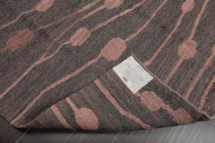 5x7 Tone on Tone Copper, , Color Hand Woven All-Over 100% Wool Modern Oriental Rug