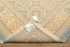 8x11 Beige, Aqua, Bown Color Hand Knotted Chobi Peshawar Wool Transitional Oriental Rug