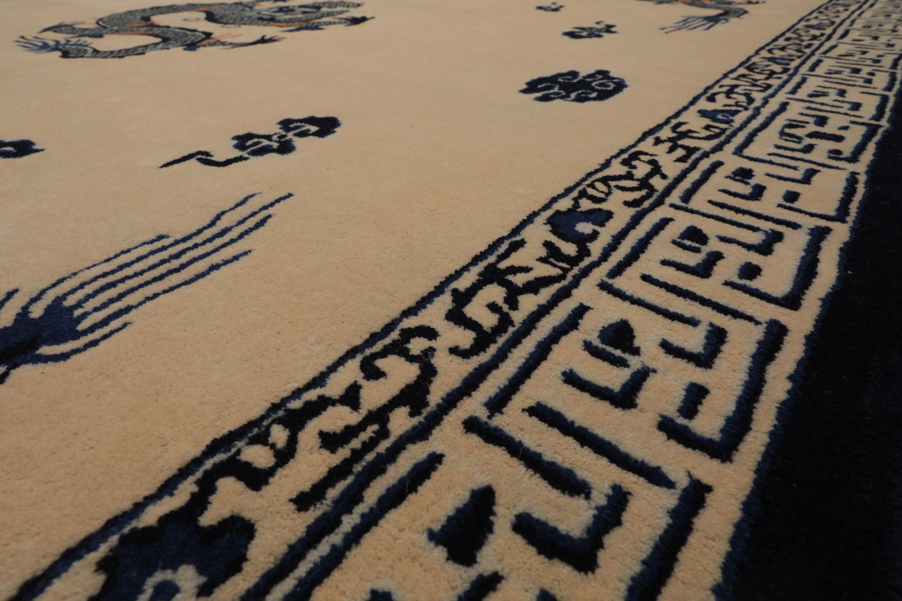 Multi Size Multi Color Chinese Art Deco New Zealand Wool Hand Tufted Oriental Area Rug