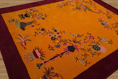 Multi Size Multi Color Chinese Art Deco New Zealand Wool Hand Tufted Oriental Area Rug