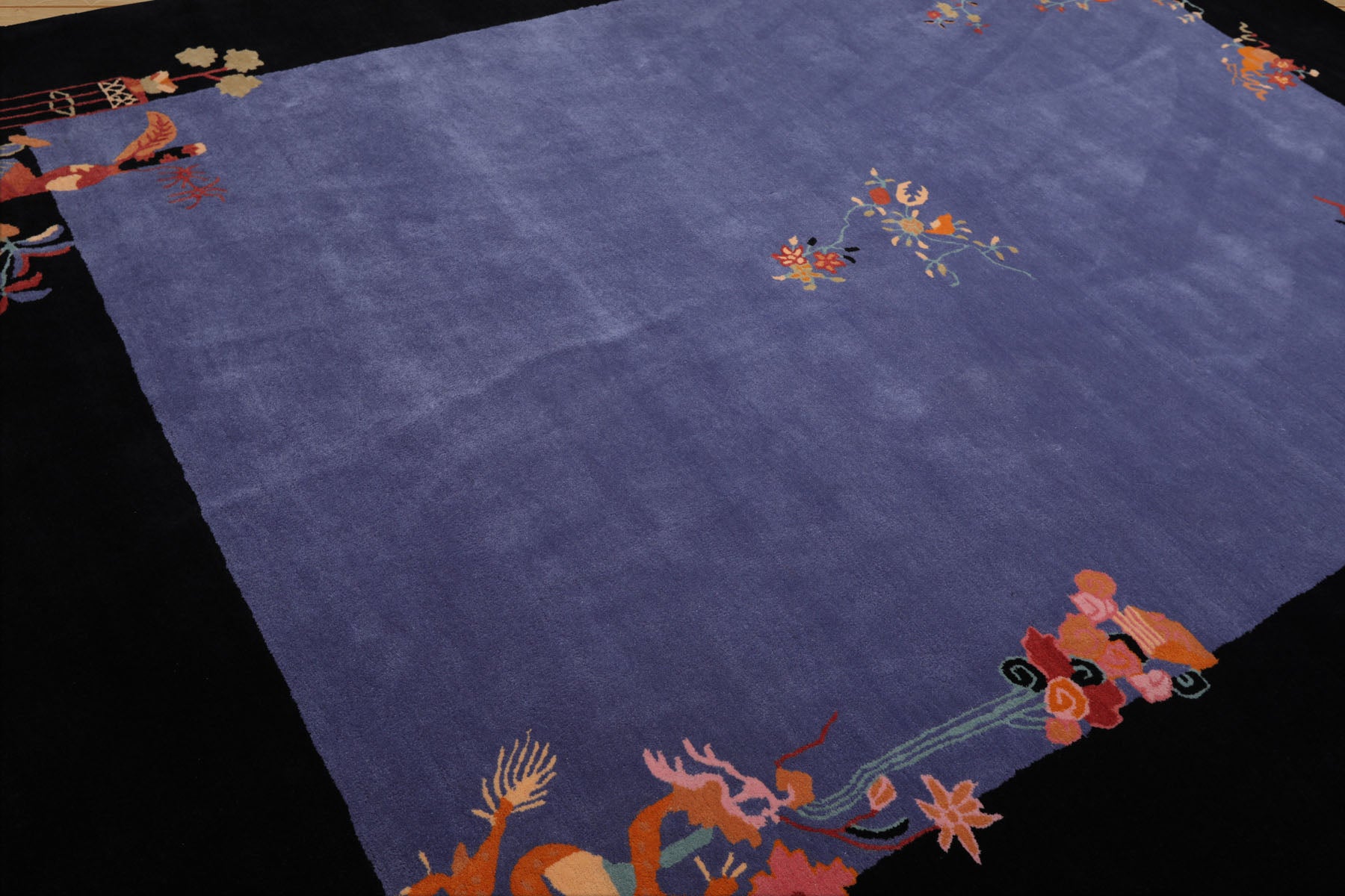 Multi Size Multi Color Chinese Art Deco New Zealand Wool Hand Tufted Oriental Area Rug