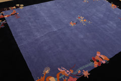 Multi Size Multi Color Chinese Art Deco New Zealand Wool Hand Tufted Oriental Area Rug