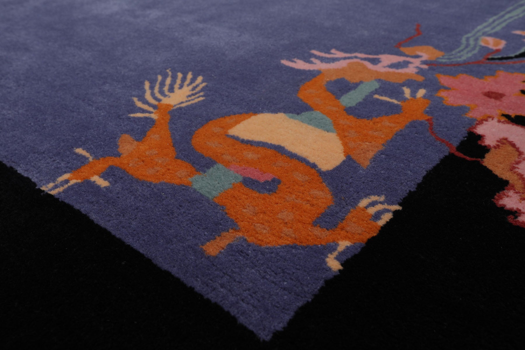 Multi Size Multi Color Chinese Art Deco New Zealand Wool Hand Tufted Oriental Area Rug