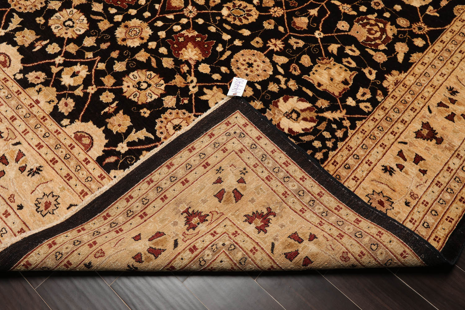 9x12 Brown, Caramel, Beige Color Hand Knotted All-Over 100% Wool Traditional-Persian/Oriental Oriental Rug