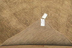 5x8 Olive, Green, Color Hand Loomed Tibetan Wool Modern & Contemporary Oriental Rug