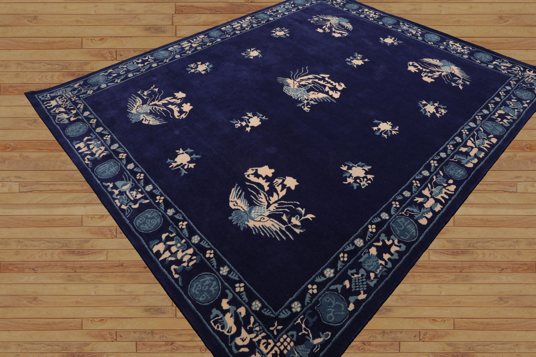 Multi Size Multi Color Chinese Art Deco New Zealand Wool Hand Tufted Oriental Area Rug