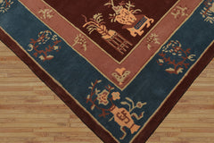 Multi Size Multi Color Chinese Art Deco New Zealand Wool Hand Tufted Oriental Area Rug