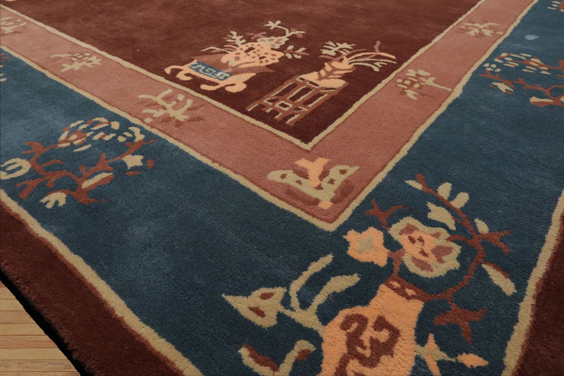 Multi Size Multi Color Chinese Art Deco New Zealand Wool Hand Tufted Oriental Area Rug