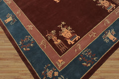 Multi Size Multi Color Chinese Art Deco New Zealand Wool Hand Tufted Oriental Area Rug