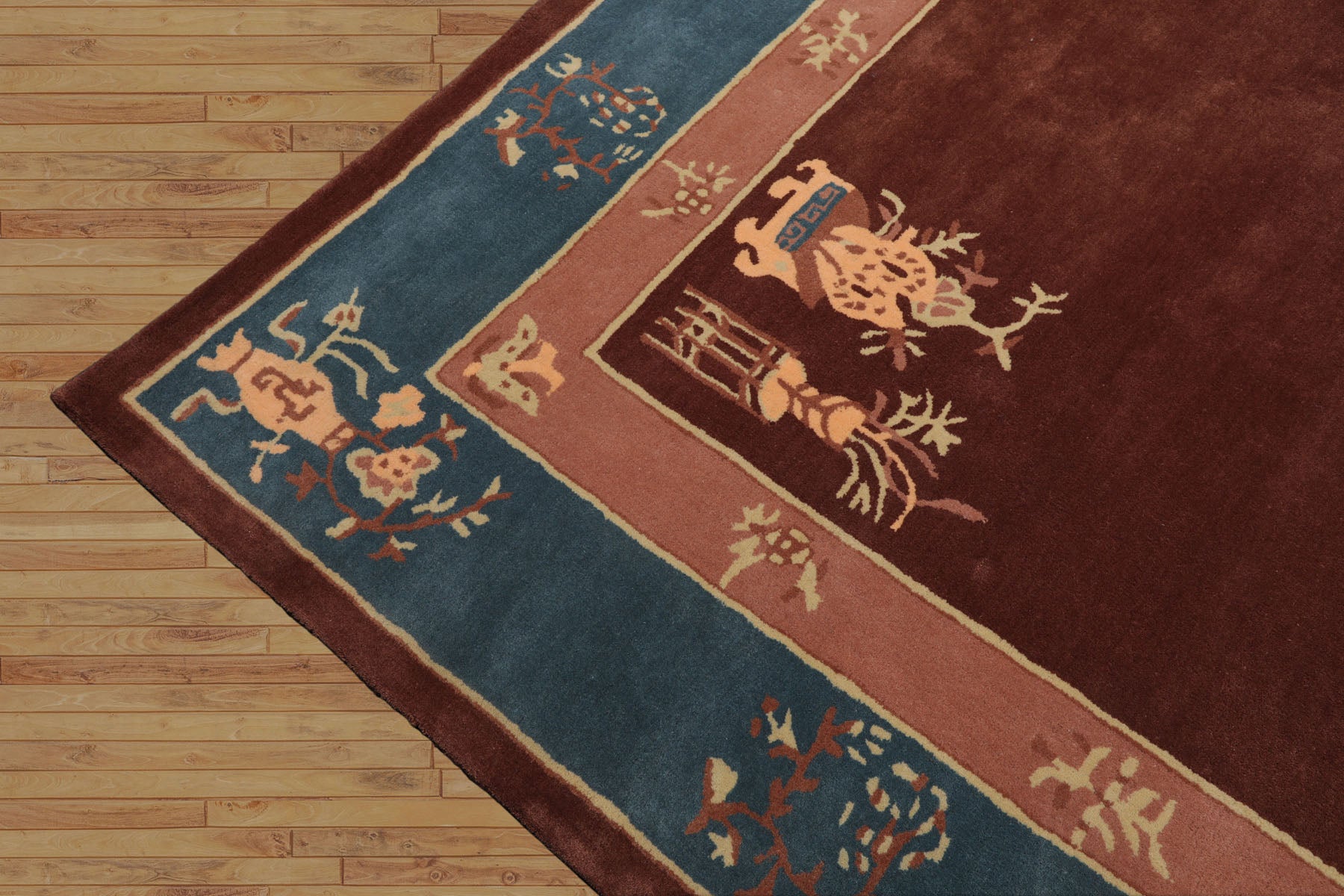 Multi Size Multi Color Chinese Art Deco New Zealand Wool Hand Tufted Oriental Area Rug