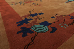Multi Size Multi Color Chinese Art Deco New Zealand Wool Hand Tufted Oriental Area Rug