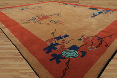 Multi Size Multi Color Chinese Art Deco New Zealand Wool Hand Tufted Oriental Area Rug